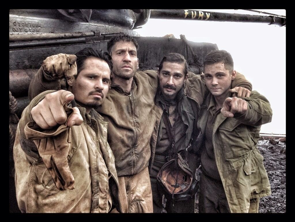 Experience the movie Fury with the colors of war